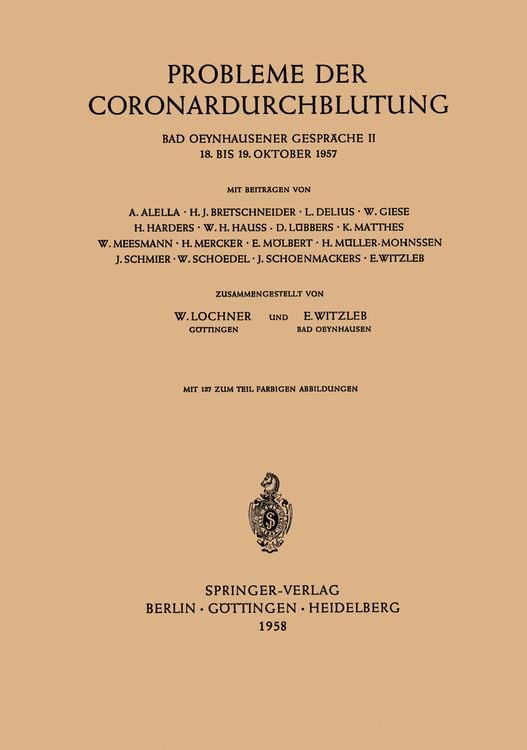 Produktbild: Probleme der Coronardurchblutung