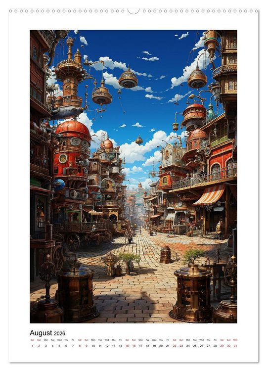 Produktbild: Incredibly Cool Places (High Quality Premium Wall Calendar 2026 DIN A2 portrait),CALVENDO 12 Month Wall Calendar