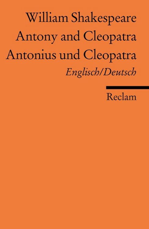 Produktbild: Antony and Cleopatra /Antonius und Cleopatra