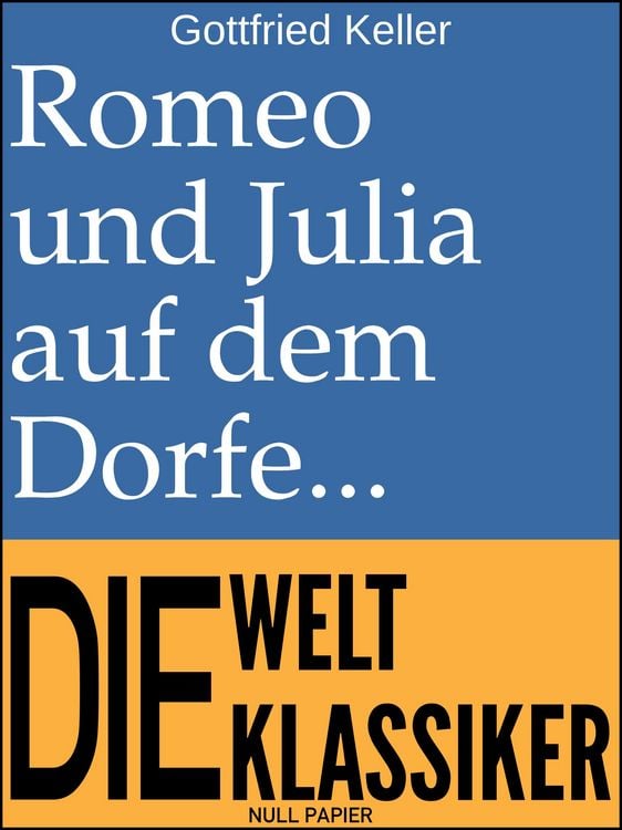 Produktbild: Romeo und Julia auf dem Dorfe