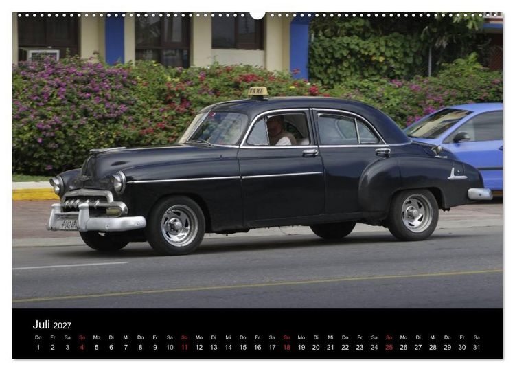 Produktbild: Oldtimertr&auml;ume auf KUBA (hochwertiger Premium Wandkalender 2027 DIN A2 quer), Kunstdruck in Hochglanz