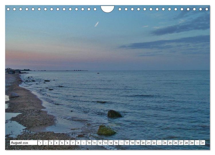 Produktbild: Die Ostsee - von Schleswig nach Gl&uuml;cksburg (Wandkalender 2026 DIN A4 quer), CALVENDO Monatskalender
