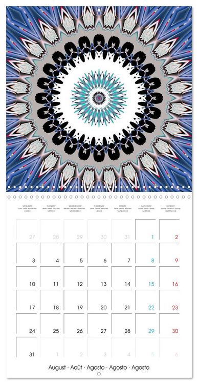 Produktbild: Invitation au voyage introspectif (Calendrier mural carr&eacute; 2026 30x30 cm) Calendrier double avec une page pour vos prises de notes