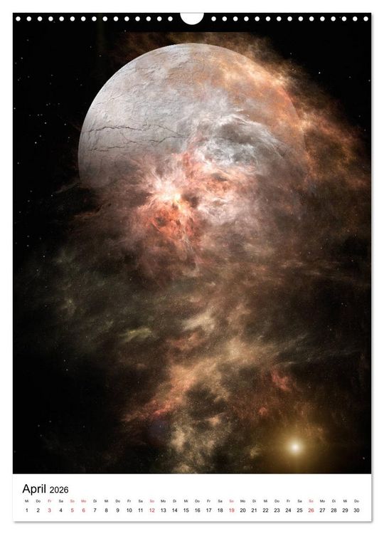 Produktbild: Unser Universum eine interstellare Reise (Wandkalender 2026 DIN A3 hoch), CALVENDO Monatskalender