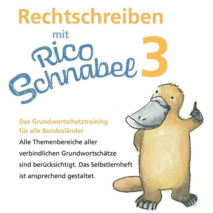 Produktbild: Rechtschreiben mit Rico Schnabel, Klasse 3