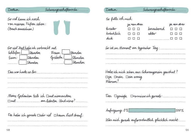 Produktbild: Tagebuch - Meine Schwangerschaft