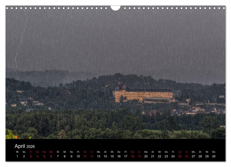 Produktbild: Rudolstadt bei Tag und Nacht (Wandkalender 2026 DIN A3 quer), CALVENDO Monatskalender
