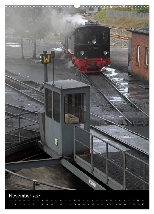 Produktbild: Die Brockenbahn (Wandkalender 2027 DIN A2 hoch), CALVENDO Monatskalender