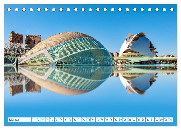 Produktbild: Valencia - Stadt mit besonderem Zauber (Tischkalender 2026 DIN A5 quer), CALVENDO Monatskalender