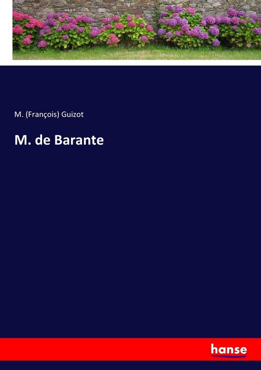 Produktbild: M. de Barante