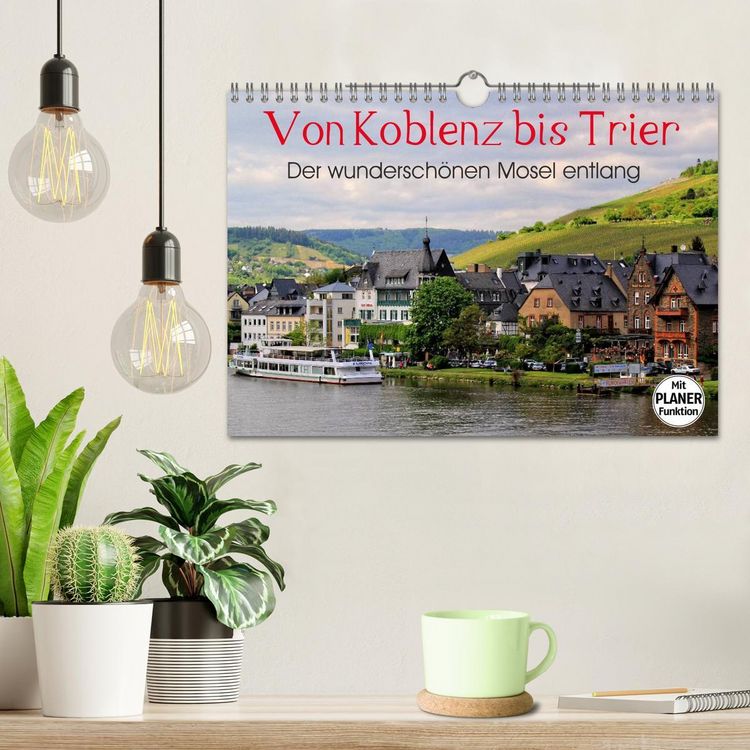 Produktbild: Der wundersch&ouml;nen Mosel entlang &ndash; Von Koblenz bis Trier (Wandkalender 2026 DIN A4 quer), CALVENDO Monatskalender