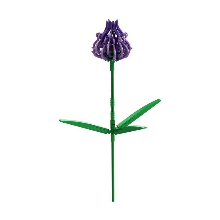 Produktbild: BRIXIES 222133 - Phyteuma lila, 3D Konstruktionsbausatz, ca. 77 Teile