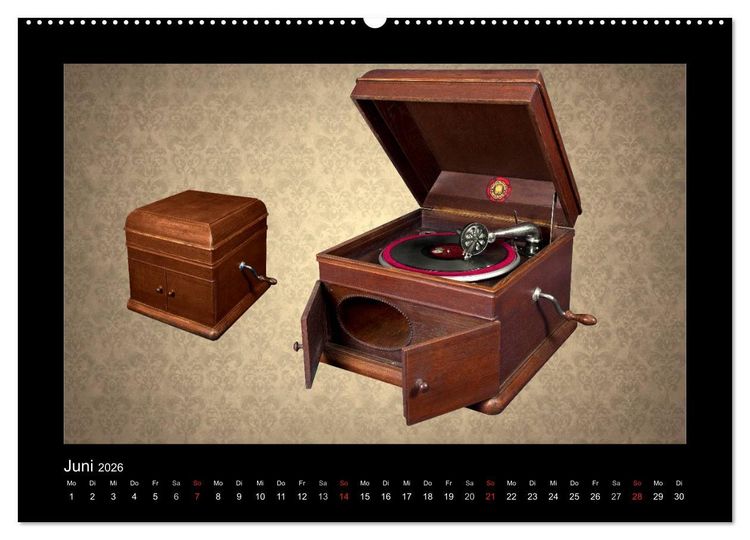 Produktbild: Dampfradios - Antike Radios mit Charme und Patina (hochwertiger Premium Wandkalender 2026 DIN A2 quer), Kunstdruck in Hochglanz