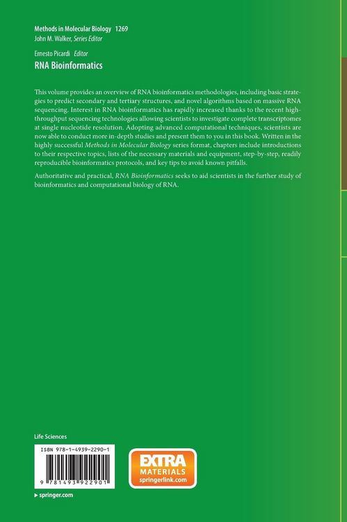 Produktbild: RNA Bioinformatics