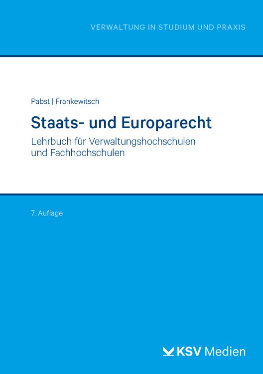 Produktbild: Staats- und Europarecht