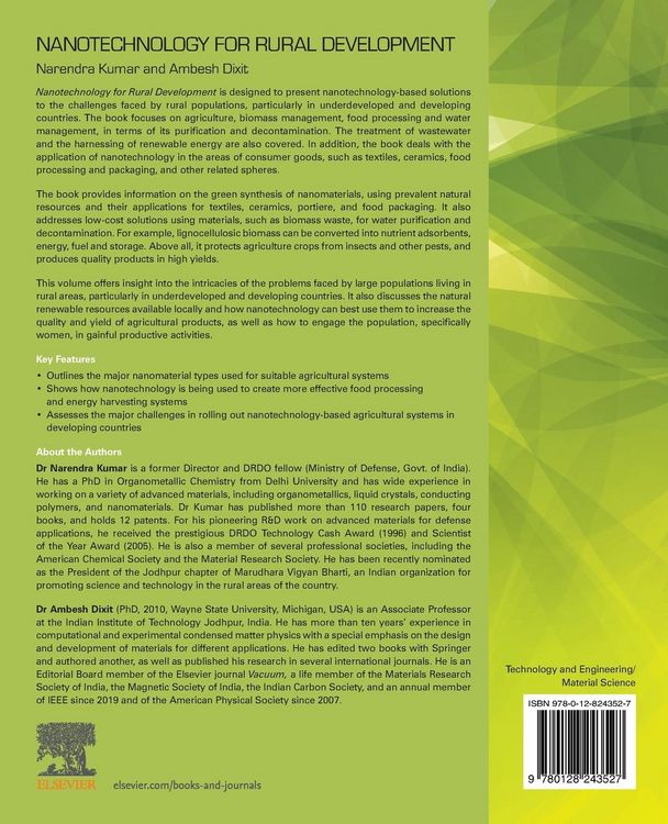 Produktbild: Nanotechnology for Rural Development