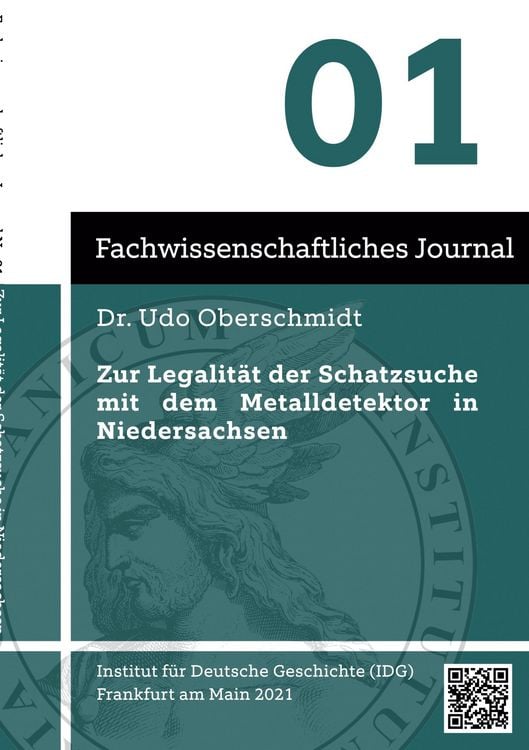 Produktbild: Zur Legalit&auml;t der Schatzsuche mit dem Metalldetektor in Niedersachsen