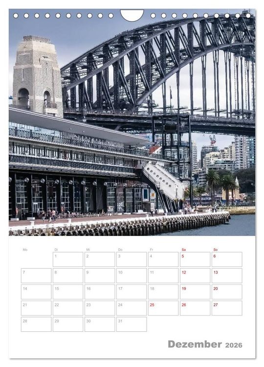 Produktbild: g'day Australien 2026 (Wandkalender 2026 DIN A4 hoch), CALVENDO Monatskalender