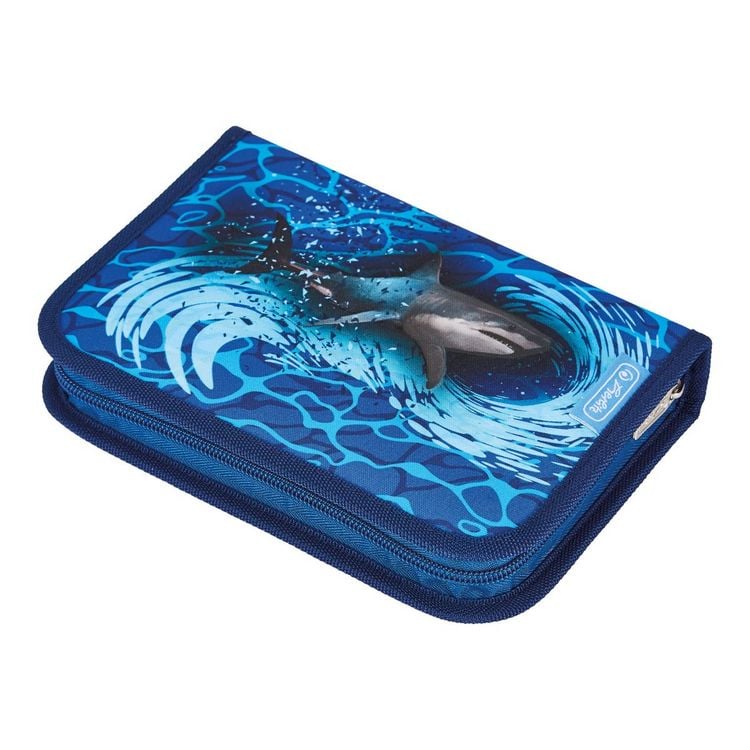 Produktbild: Herlitz Sch&uuml;leretui Blue Shark 31 teilig