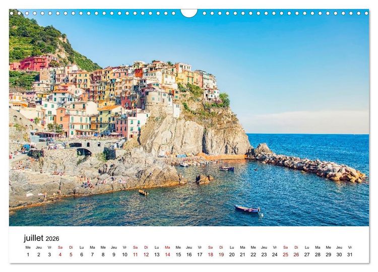 Produktbild: Merveilleuse Italie (Calendrier mural 2026 DIN A3 vertical), CALVENDO calendrier mensuel