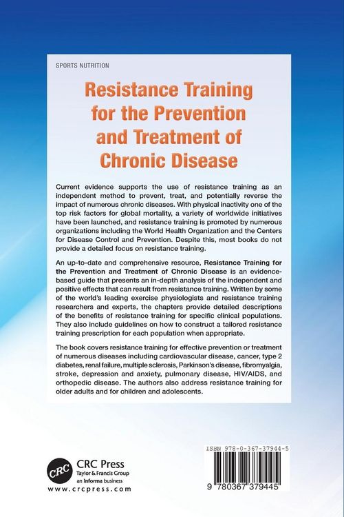 Produktbild: Resistance Training for the Prevention and Treatment of Chronic Disease