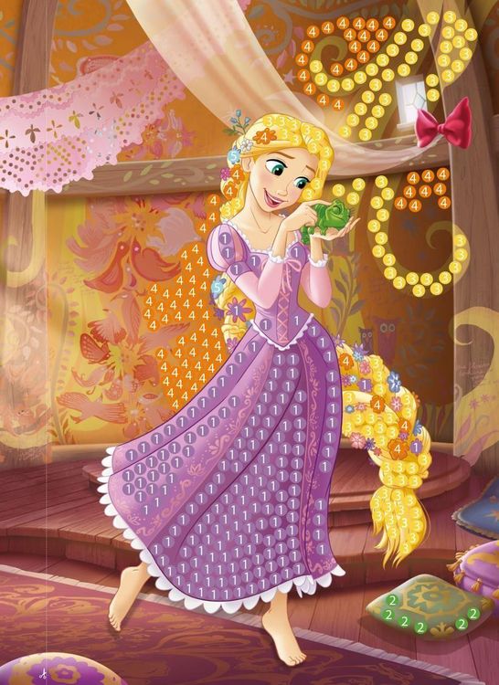 Produktbild: Disney Prinzessin Diamond Painting I Malen mit Glitzersteinen