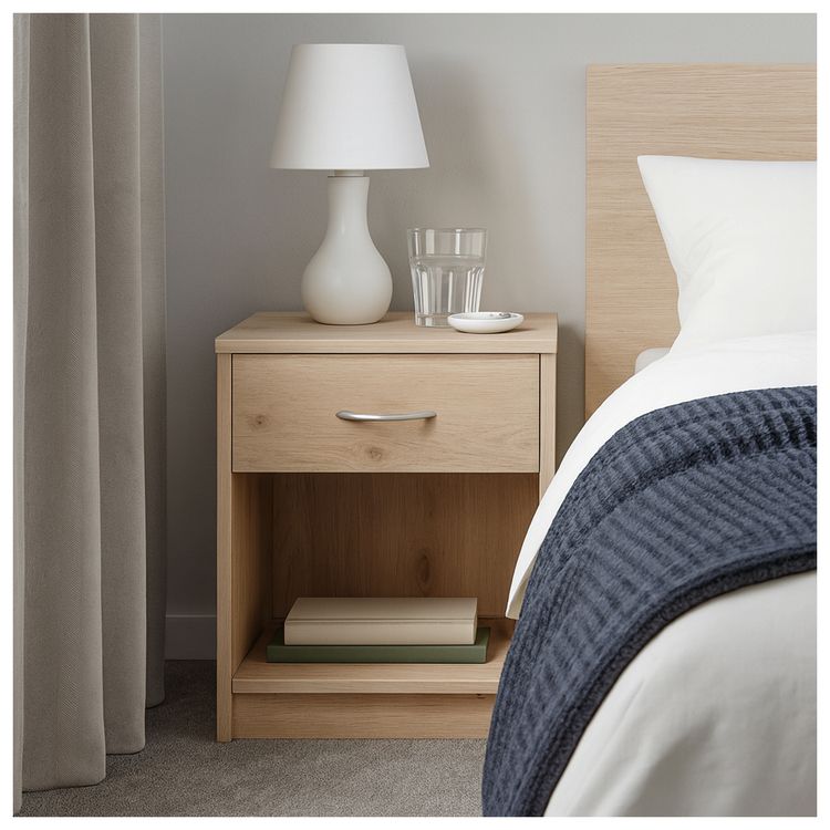 Produktbild: HTI-Living Nachtkonsole Nachtschrank Nina 1 Artisaneiche