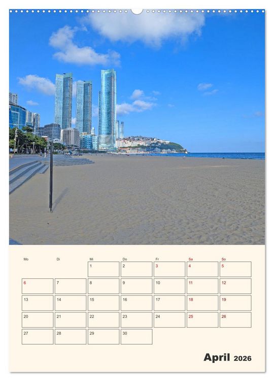 Produktbild: Busan - Eine Reise durch das Herz der K&uuml;stenstadt (hochwertiger Premium Wandkalender 2026 DIN A2 hoch), Kunstdruck in Hochglanz