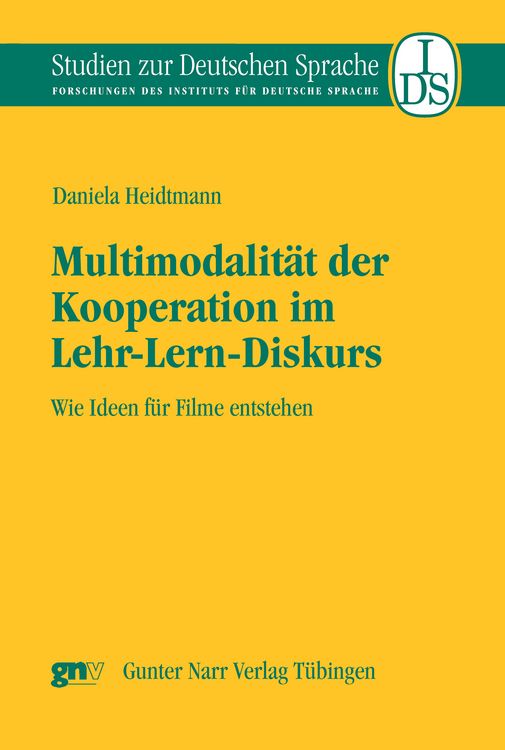 Produktbild: Multimodalit&auml;t der Kooperation im Lehr-Lern-Diskurs