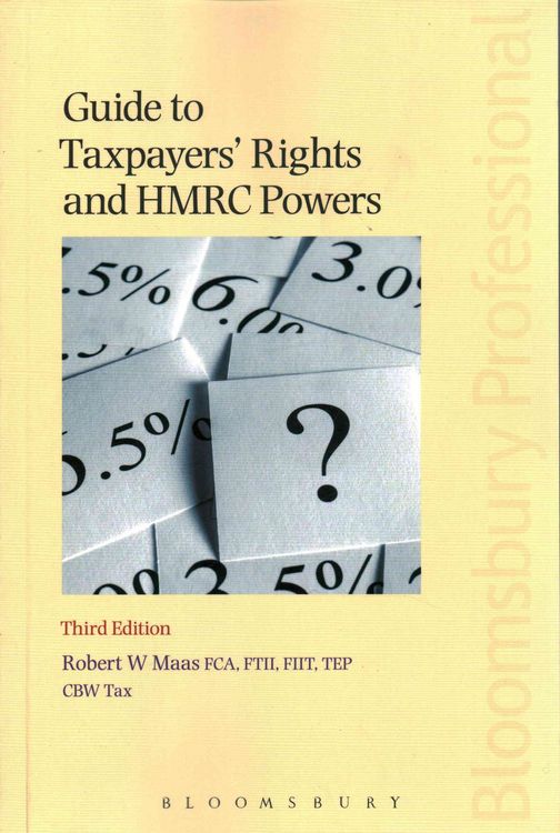 Produktbild: Guide to Taxpayers' Rights and Hmrc Powers: Third Edition