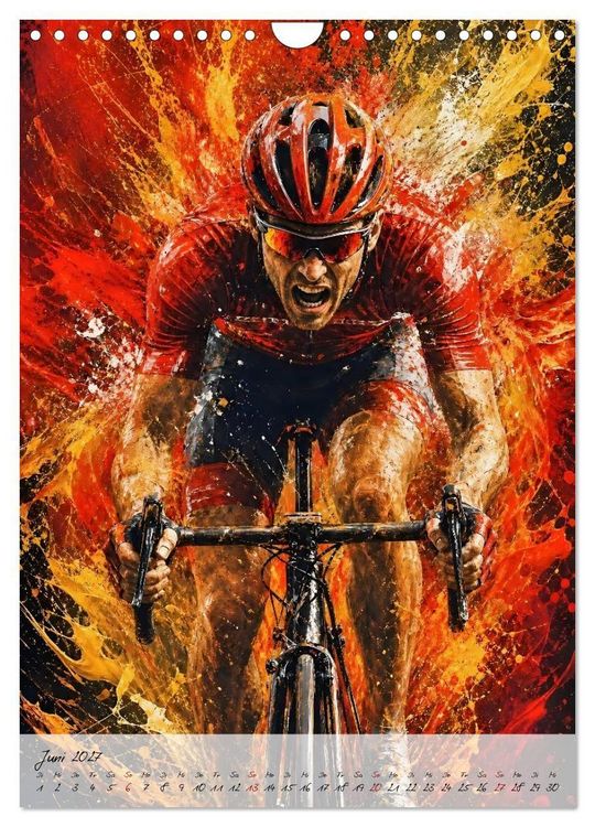 Produktbild: Herzschlag 180 - Wenn Rennradsport zur Kunst wird (Wandkalender 2027 DIN A4 hoch), CALVENDO Monatskalender