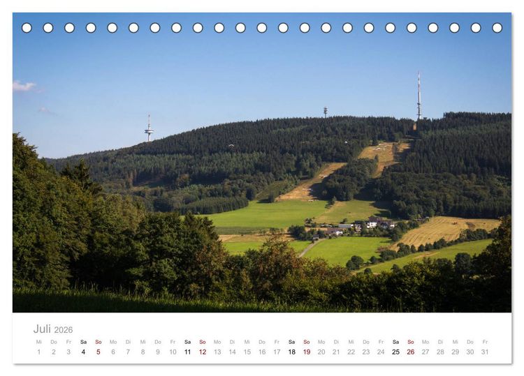 Produktbild: Sch&ouml;nes M&auml;rkisches Sauerland (Tischkalender 2026 DIN A5 quer), CALVENDO Monatskalender