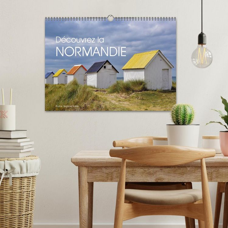 Produktbild: D&eacute;couvrez la Normandie (Calendrier mural 2026 DIN A3 vertical), CALVENDO calendrier mensuel