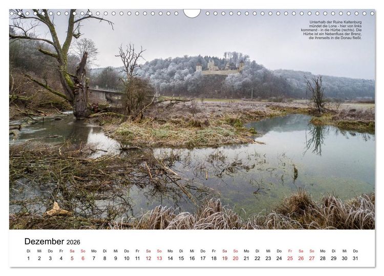 Produktbild: Das Lonetal - Wiege der menschlichen Kunst (Wandkalender 2026 DIN A3 quer), CALVENDO Monatskalender