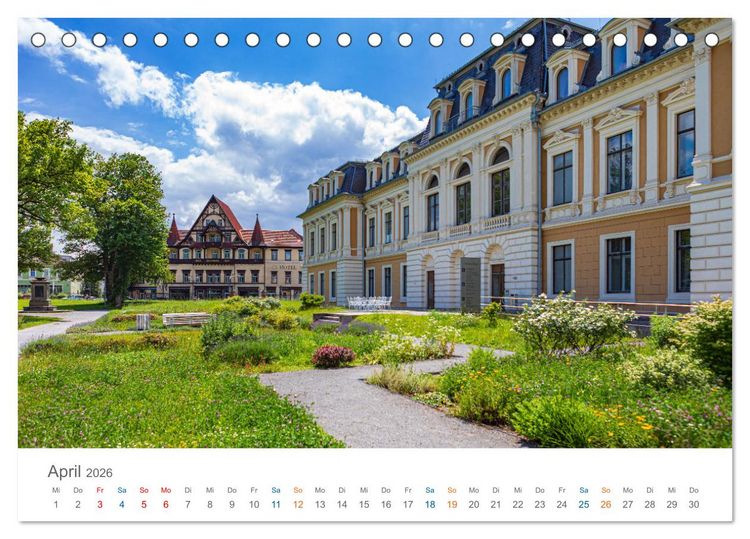 Produktbild: Meiningen - Th&uuml;ringische Theaterstadt (Tischkalender 2026 DIN A5 quer), CALVENDO Monatskalender