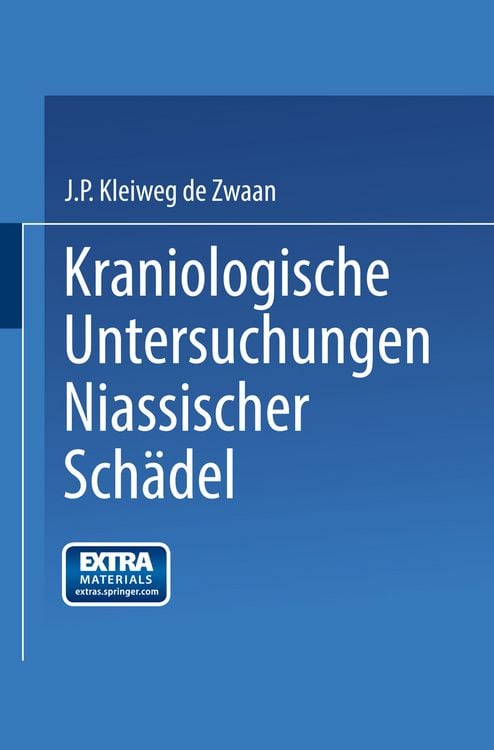 Produktbild: Kraniologische Untersuchungen Niassischer Sch&auml;del