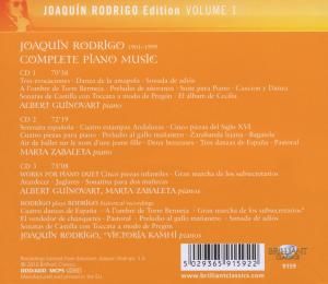 Produktbild: Guinovart, A: Joaquin Rodrigo: Complete Piano Music