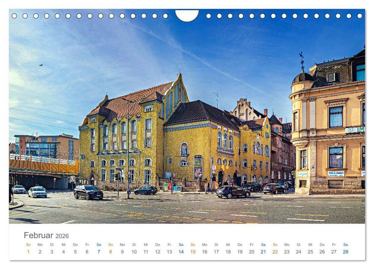 Produktbild: F&uuml;rth - die Denkmalstadt (Wandkalender 2026 DIN A4 quer), CALVENDO Monatskalender