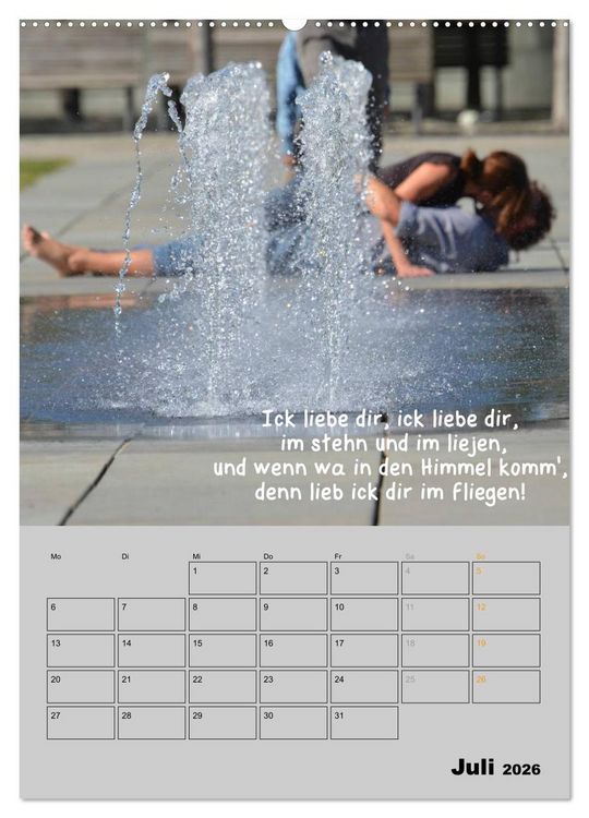 Produktbild: Berliner Stra&szlig;enfoto Kalender 2026 (Wandkalender 2026 DIN A2 hoch), CALVENDO Monatskalender