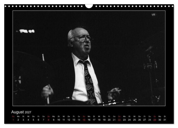 Produktbild: Jazz onstage (Wandkalender 2027 DIN A3 quer), CALVENDO Monatskalender