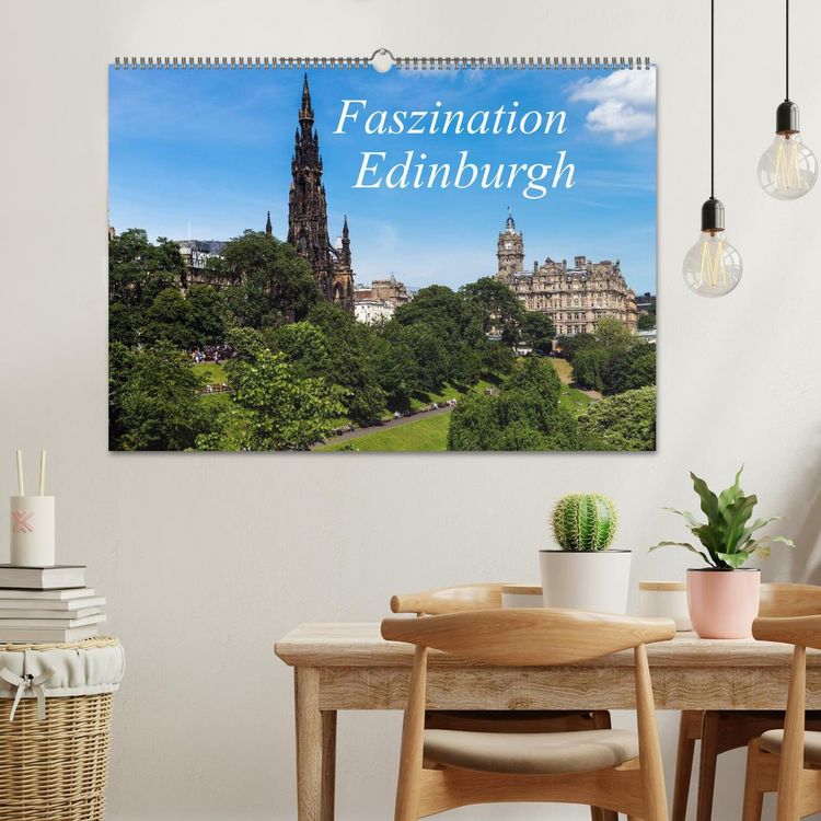 Produktbild: Faszination Edinburgh (Wandkalender 2026 DIN A2 quer), CALVENDO Monatskalender