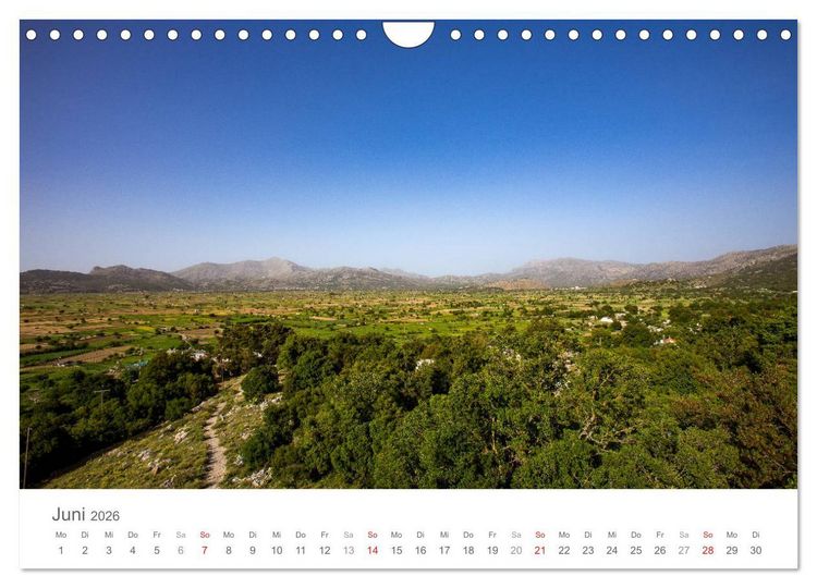 Produktbild: Kreta - Naturlandschaften (Wandkalender 2026 DIN A4 quer), CALVENDO Monatskalender