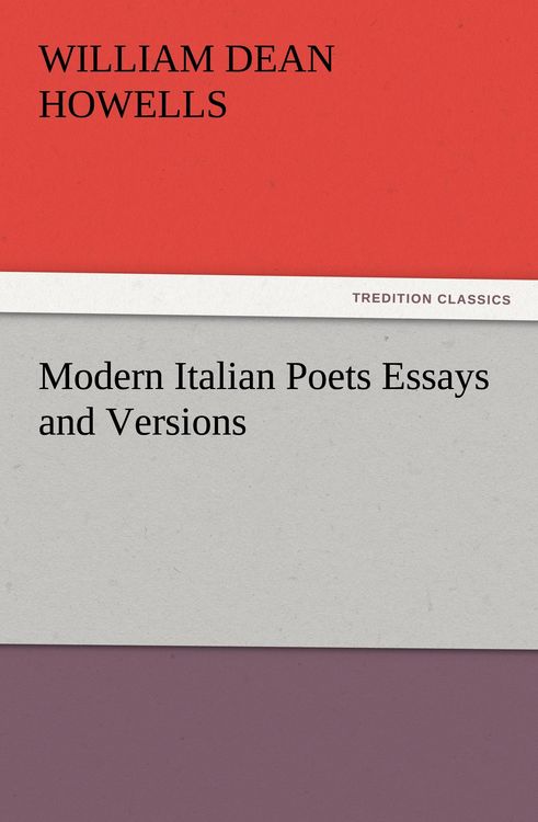 Produktbild: Modern Italian Poets Essays and Versions