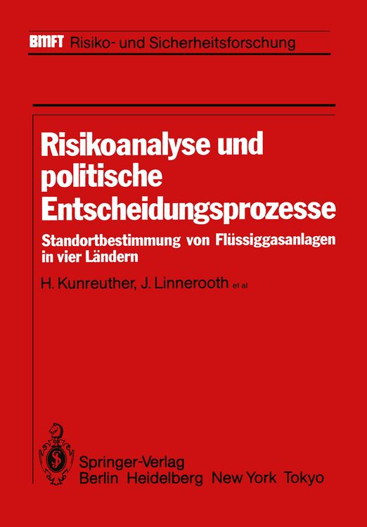 Produktbild: Risikoanalyse und politische Entscheidungsprozesse