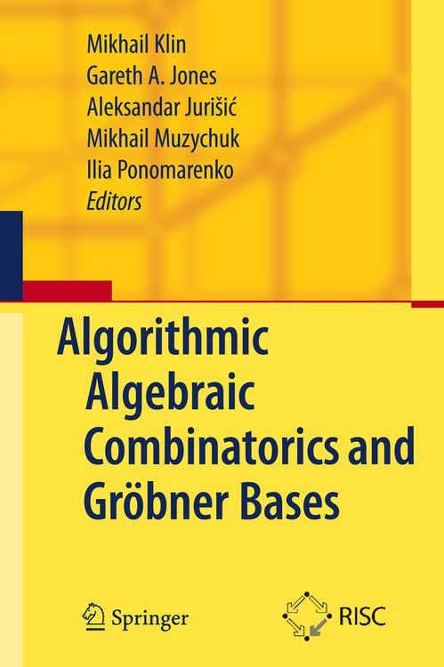 Produktbild: Algorithmic Algebraic Combinatorics and Gr&ouml;bner Bases