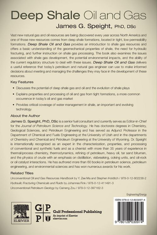 Produktbild: Deep Shale Oil and Gas