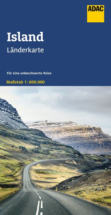 Produktbild: ADAC L&auml;nderkarte Island 1:600.000