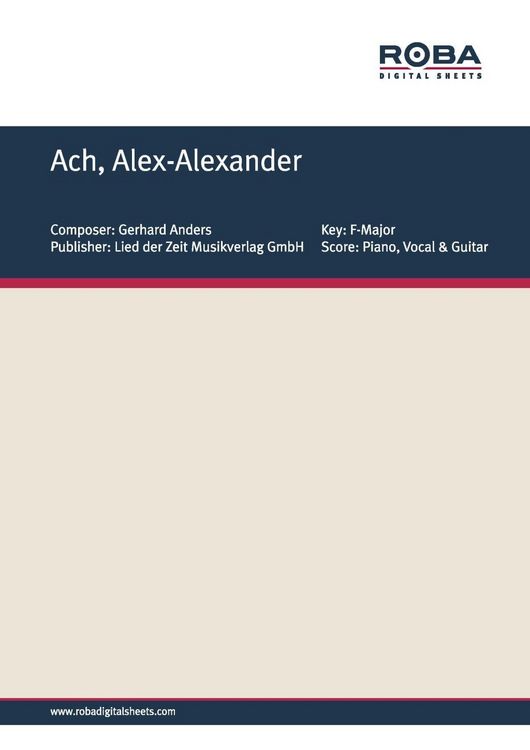 Produktbild: Ach, Alex-Alexander