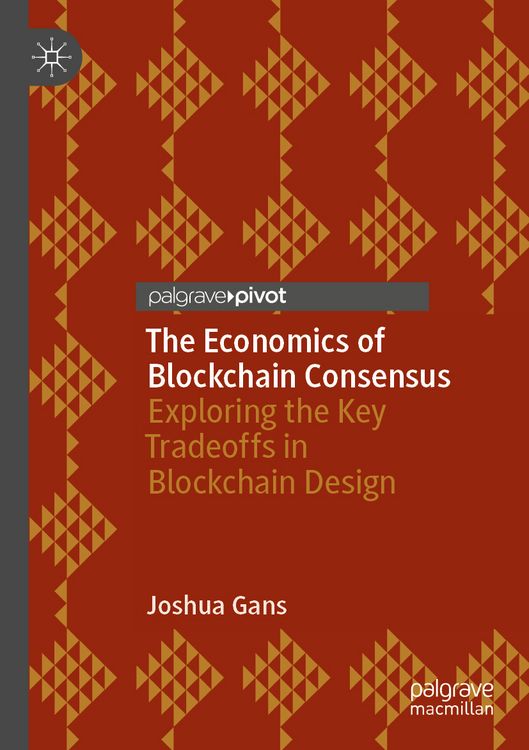 Produktbild: The Economics of Blockchain Consensus