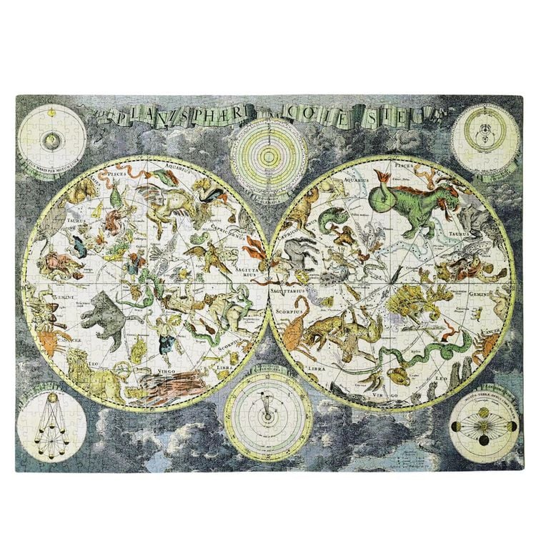 Produktbild: Puzzle, Himmlische Karte, 1.000 Teile
